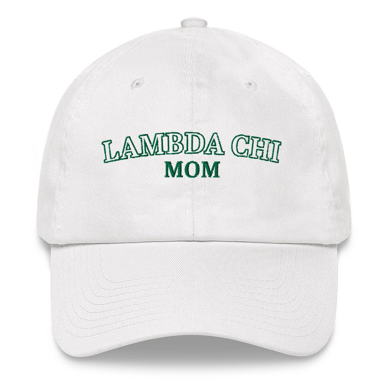 Lambda Chi Mom Hat White