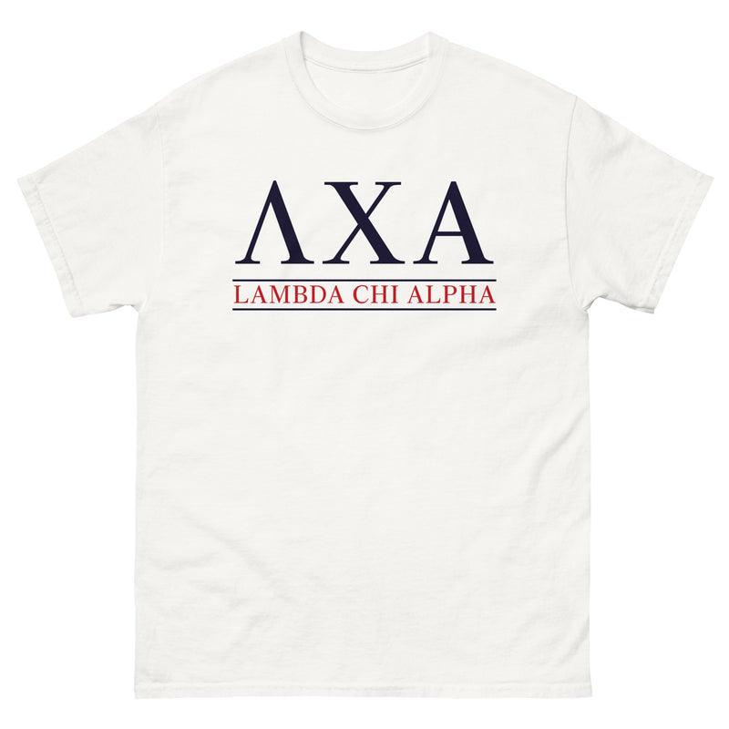 LIMITED RELEASE: Lambda Chi Back to School Letters Tee