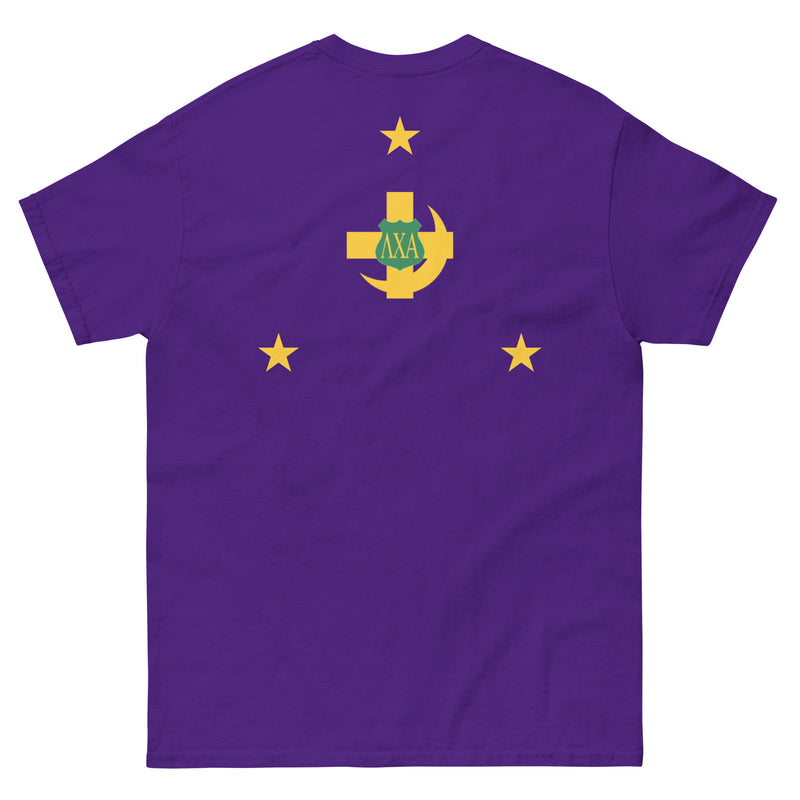 Lambda Chi - Alpha Crest T-Shirt in Purple