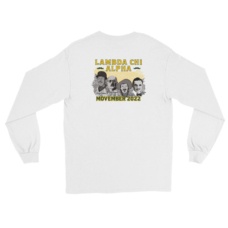 LIMITED RELEASE: Lambda Chi Movember Long Sleeve T-Shirt